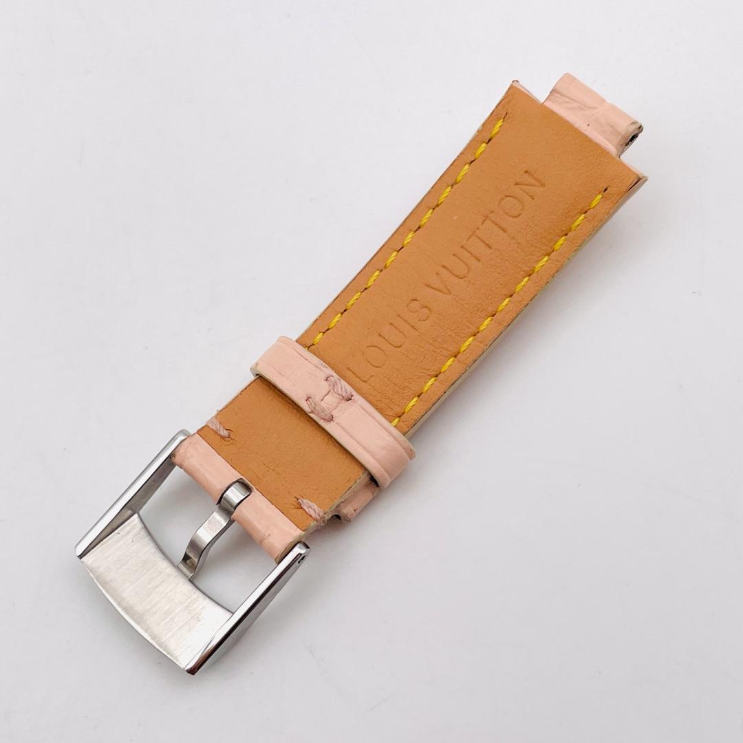 ヴィトン LOUIS VUITTON 腕時計用ベルト タンブール アリゲーター