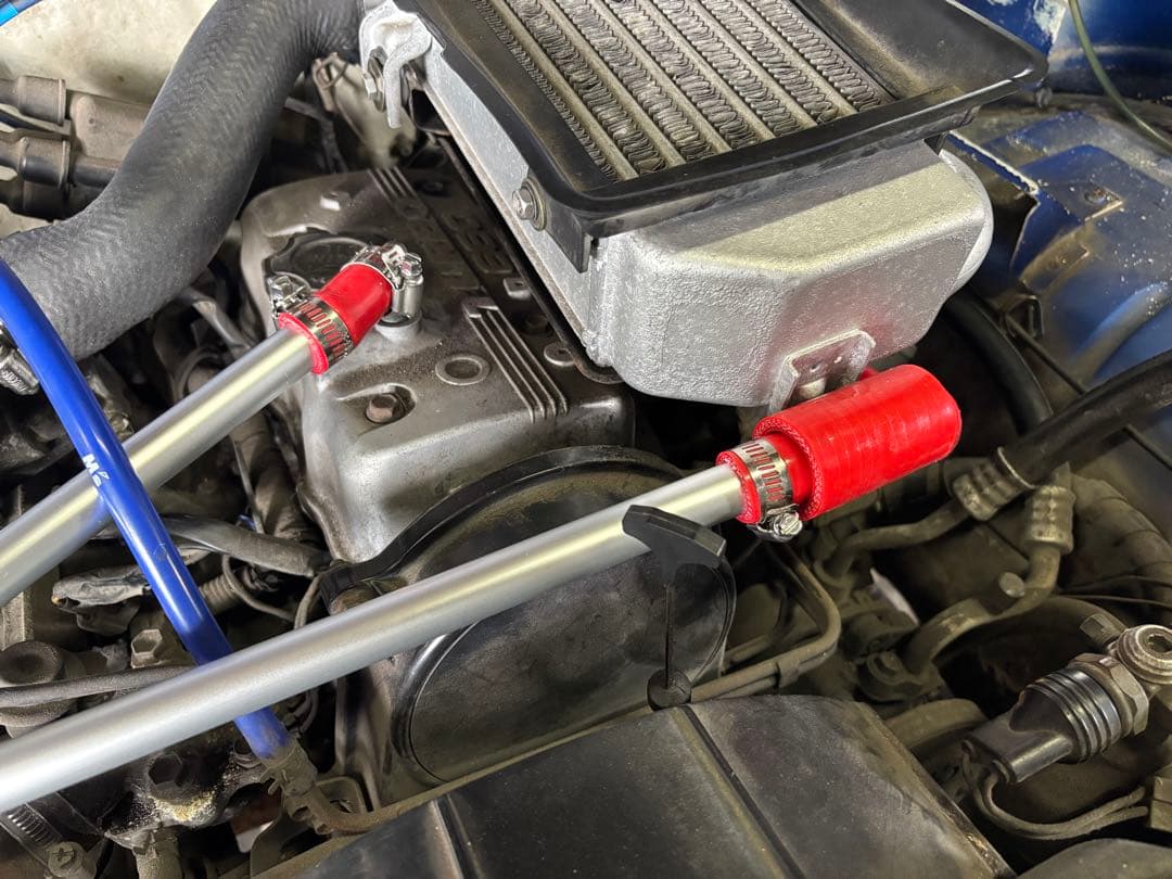 【しん/オーダー】ポン付！ジムニーJA11オイルキャッチタンク超希少レッド！