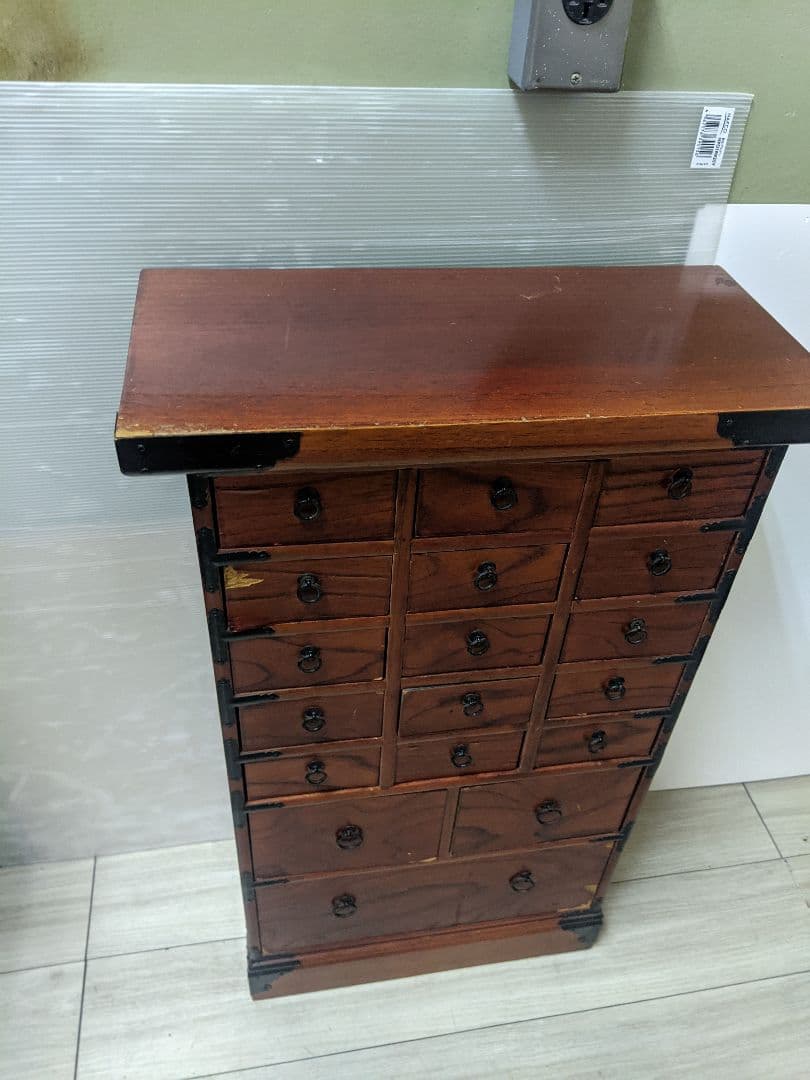 薬箪笥 整理棚 収納 箱 漢方 ヤクジャン 引出し チェスト アンティーク