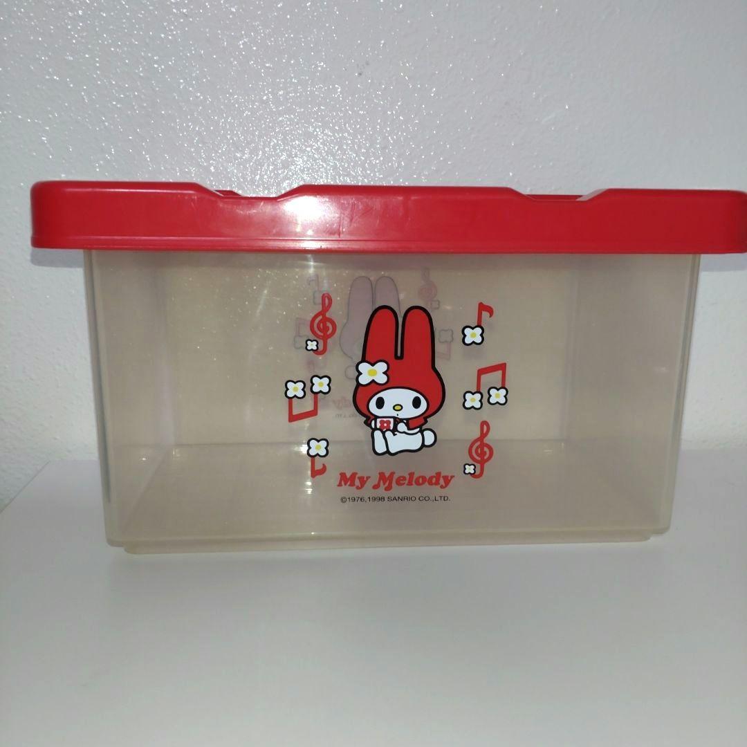 マイメロ コンテナボックス S 収納ボックス 収納ケース レトロ 1998 レア