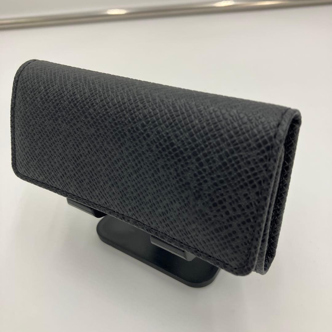 【美品】ルイヴィトン 4連キーケース タイガ ミュルティクレ4 ブラック