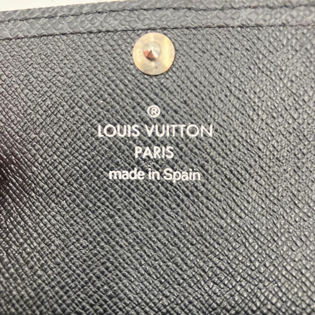 【美品】ルイヴィトン 4連キーケース タイガ ミュルティクレ4 ブラック