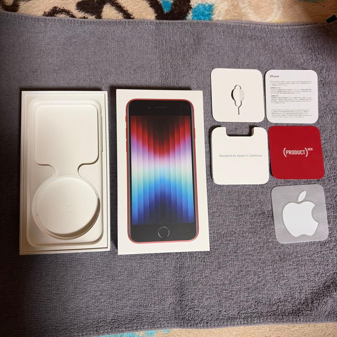Apple iPhone SE (第3世代) PRODUCT(RED) 美品