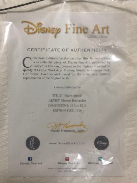 ディズニー スティッチ (Disney Stitch) 限定 画 希少