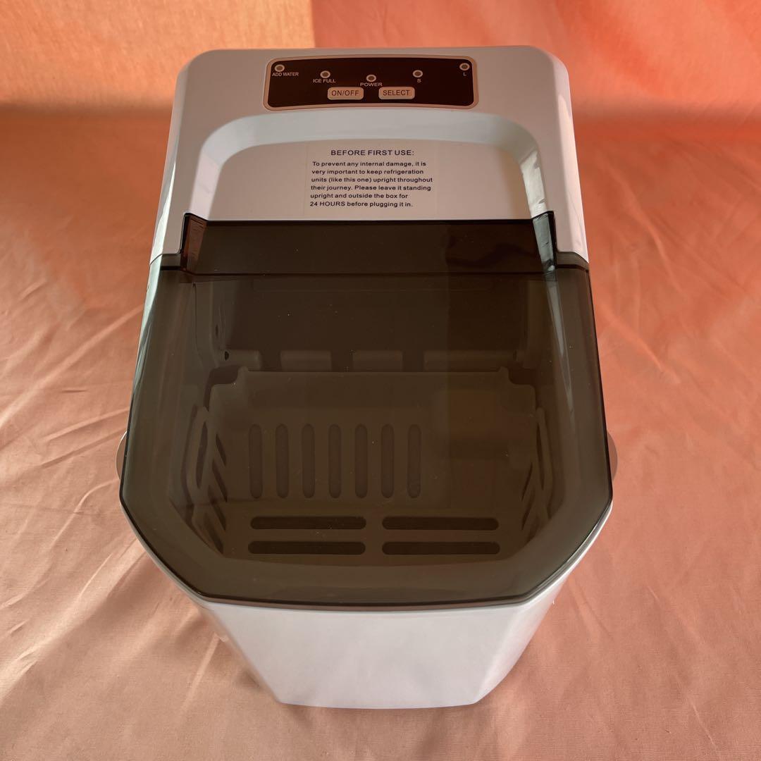 ETL認証 家庭用　自動製氷機 ホワイト　未使用品