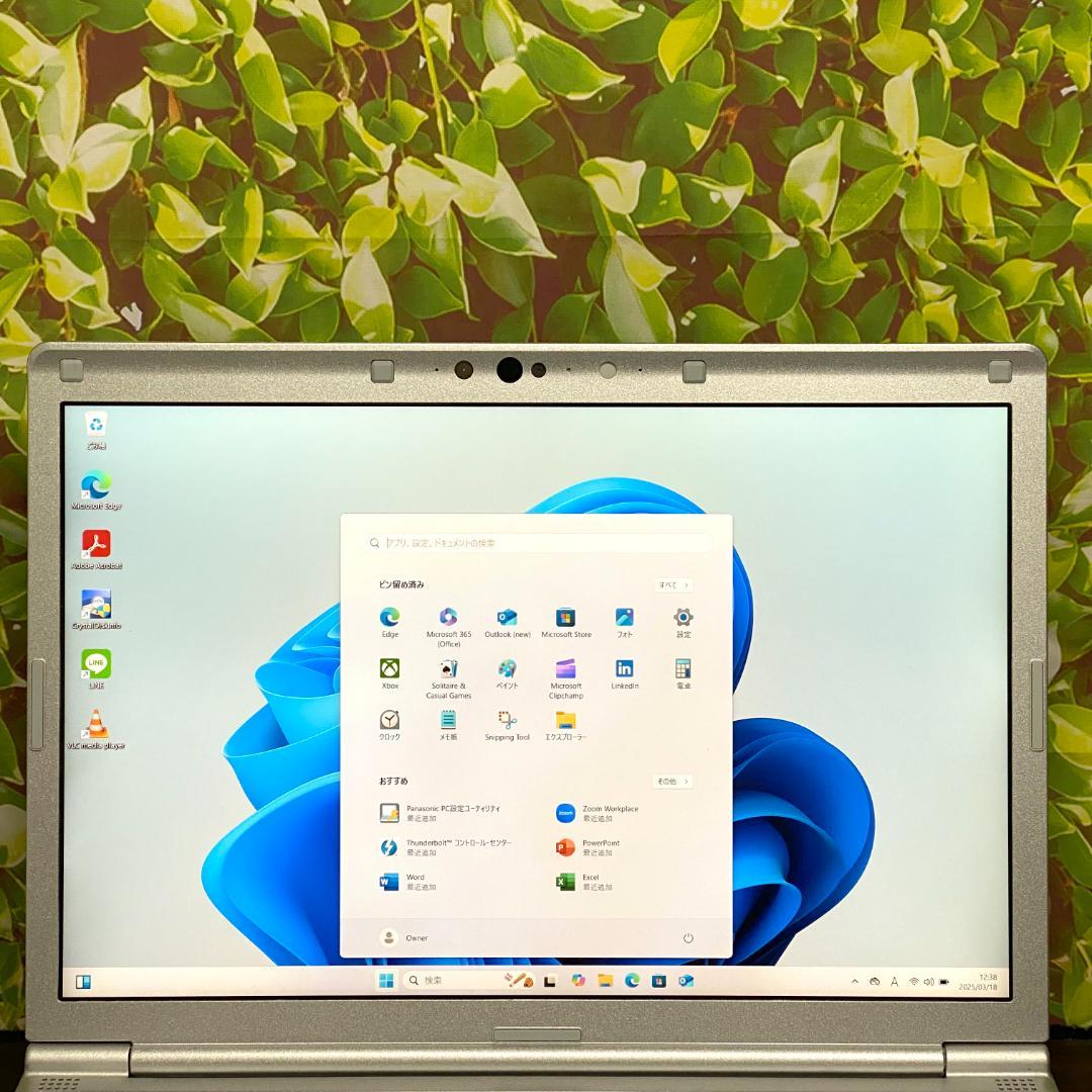 Windowsノート本体 CF-SV1 i5 16GB 2TB Office Win11 (K685)