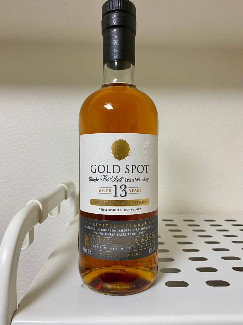 日本未入荷 ゴールドスポット 13年 Gold Spot アイリッシュウイスキー