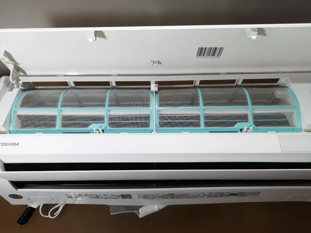 神奈川県内は無料工事、配送付き、室外機セット)東芝6畳 2022年式 保証あり