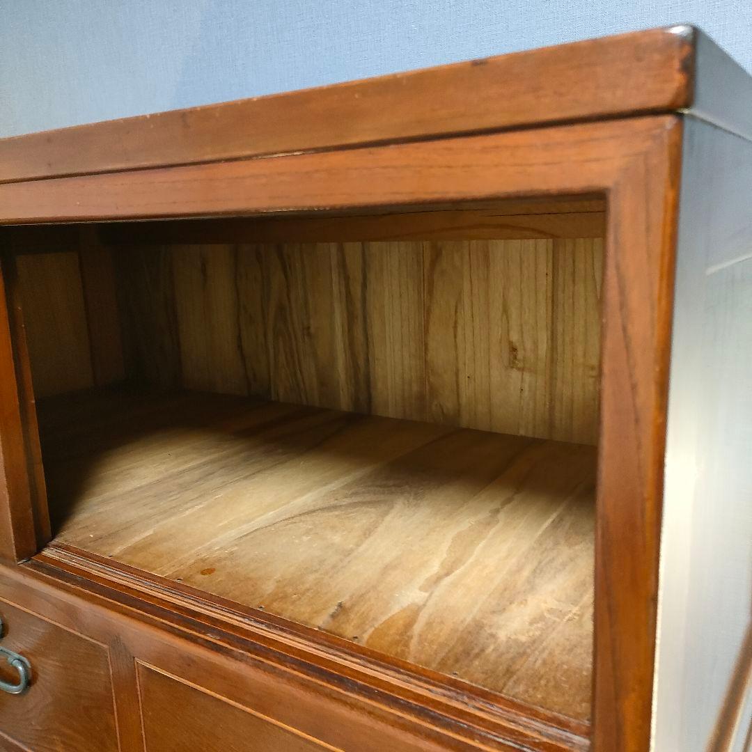 昭和レトロ ヴィンテージ和箪笥 時代家具 鍵2本付き