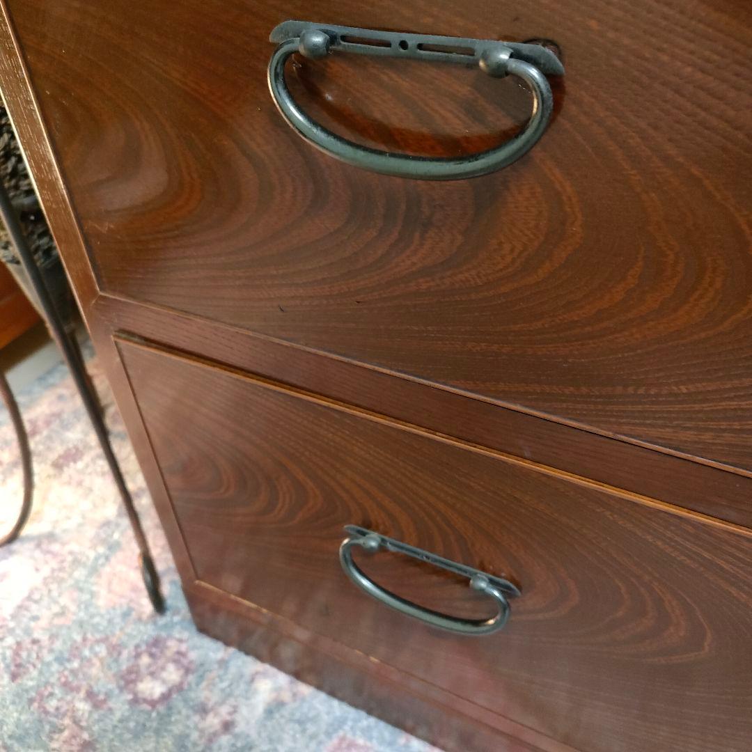 昭和レトロ ヴィンテージ和箪笥 時代家具 鍵2本付き