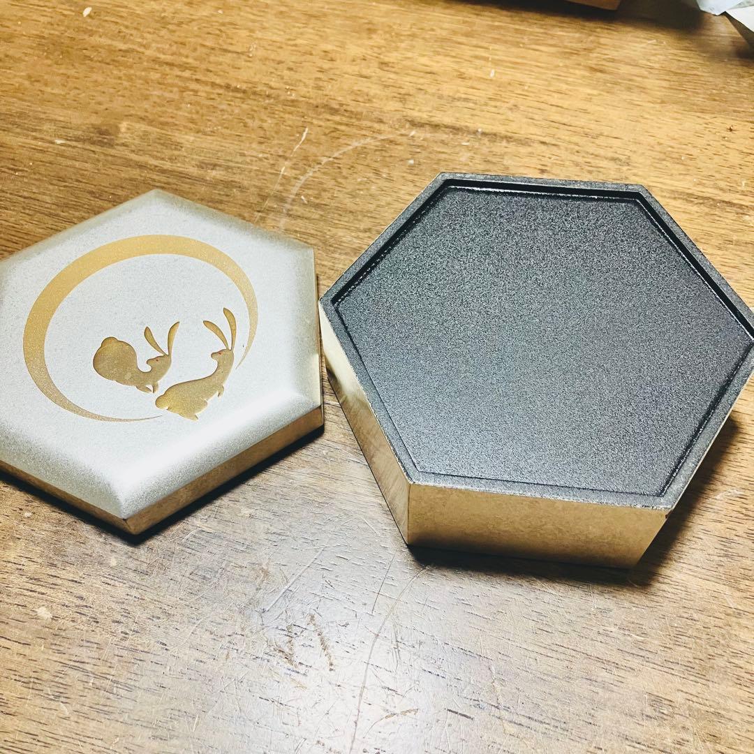 箔一 月兎　小箱　シルバー