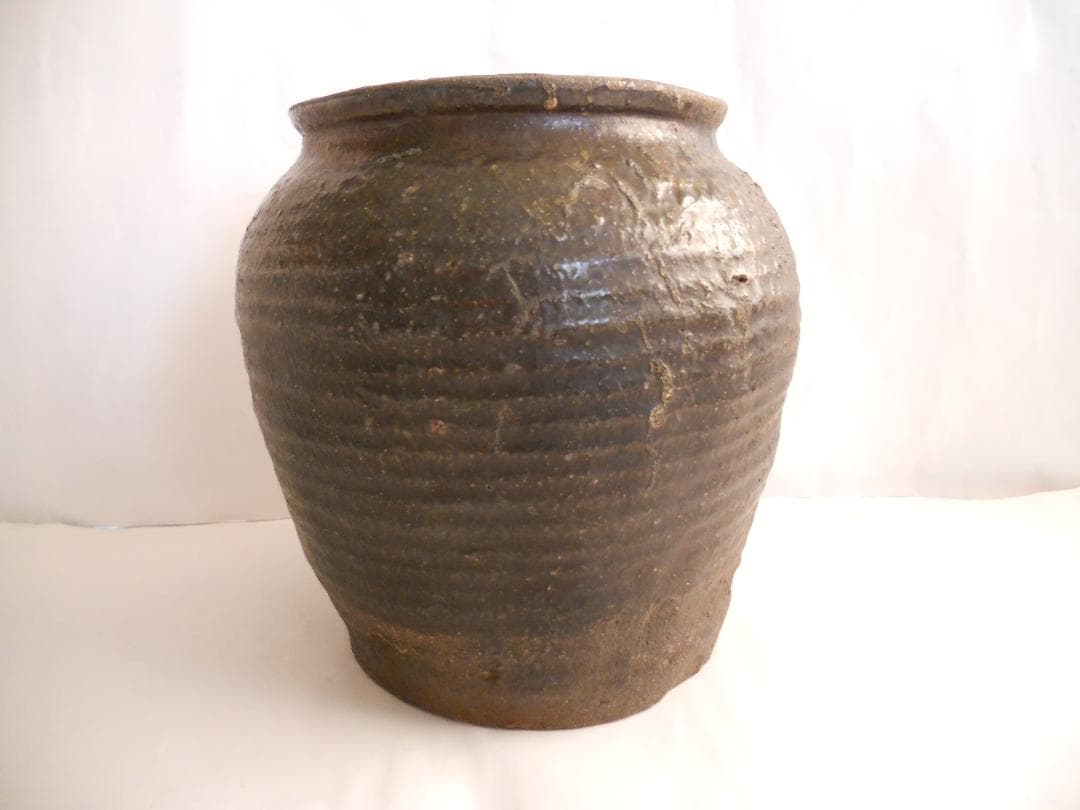 古備前 壺 希少 貴重 お歯黒壷 鉄漿壷 備前焼 壺 です。