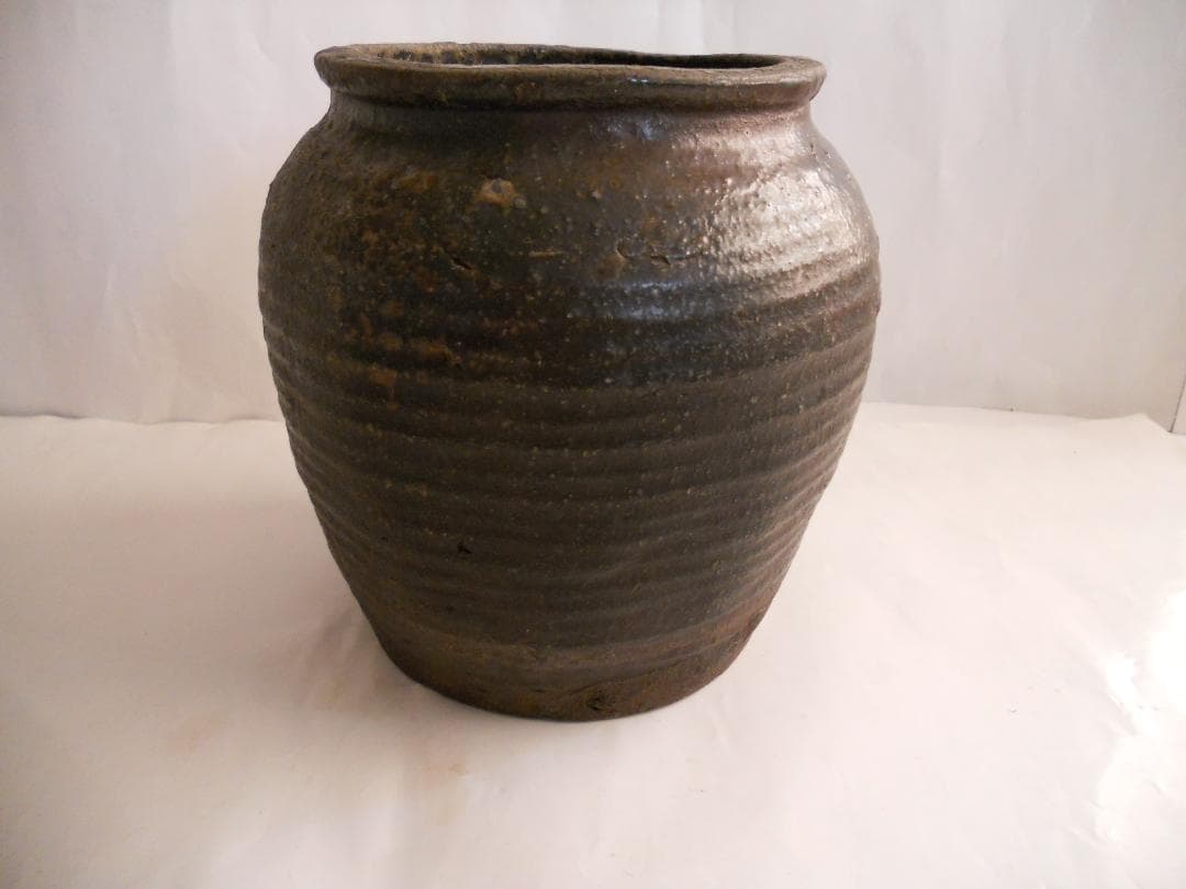 古備前 壺 希少 貴重 お歯黒壷 鉄漿壷 備前焼 壺 です。