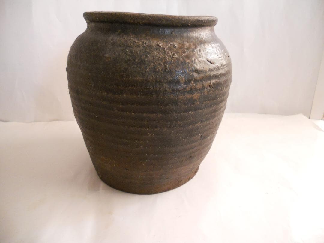 古備前 壺 希少 貴重 お歯黒壷 鉄漿壷 備前焼 壺 です。