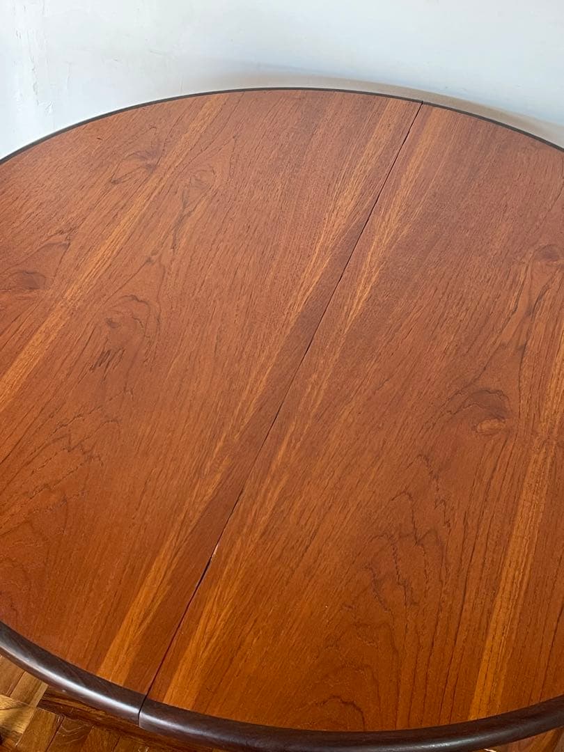 イギリス ヴィンテージ G PLAN ラウンド エクステンション テーブル