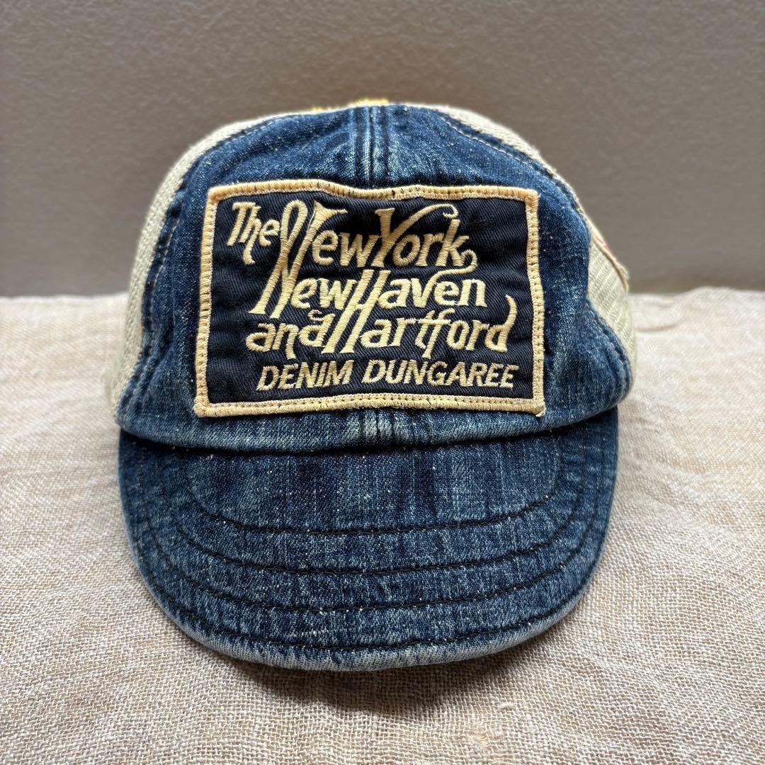 デニム&ダンガリー　ワッペン　パッチ　デニムメッシュキャップ　サイズ52