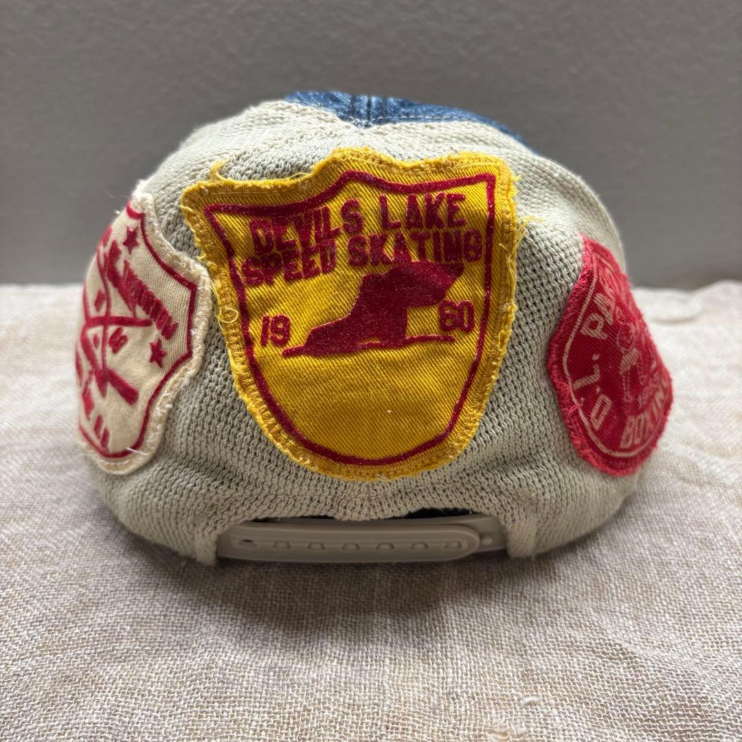 デニム&ダンガリー　ワッペン　パッチ　デニムメッシュキャップ　サイズ52