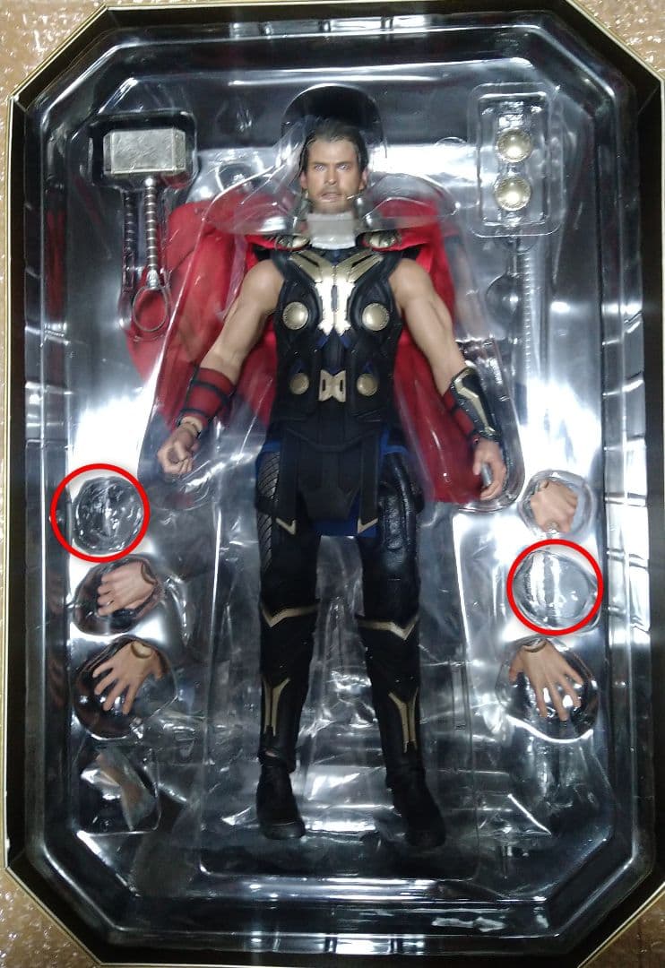 【欠品あり】hottoys マイティソー ダークワールド ライトアーマーver.