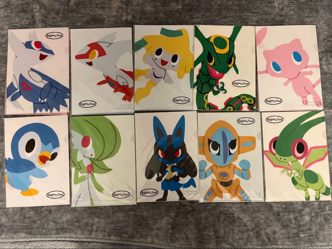 【52枚セット】ポケモン　A4クリアファイル（Pokémon time）