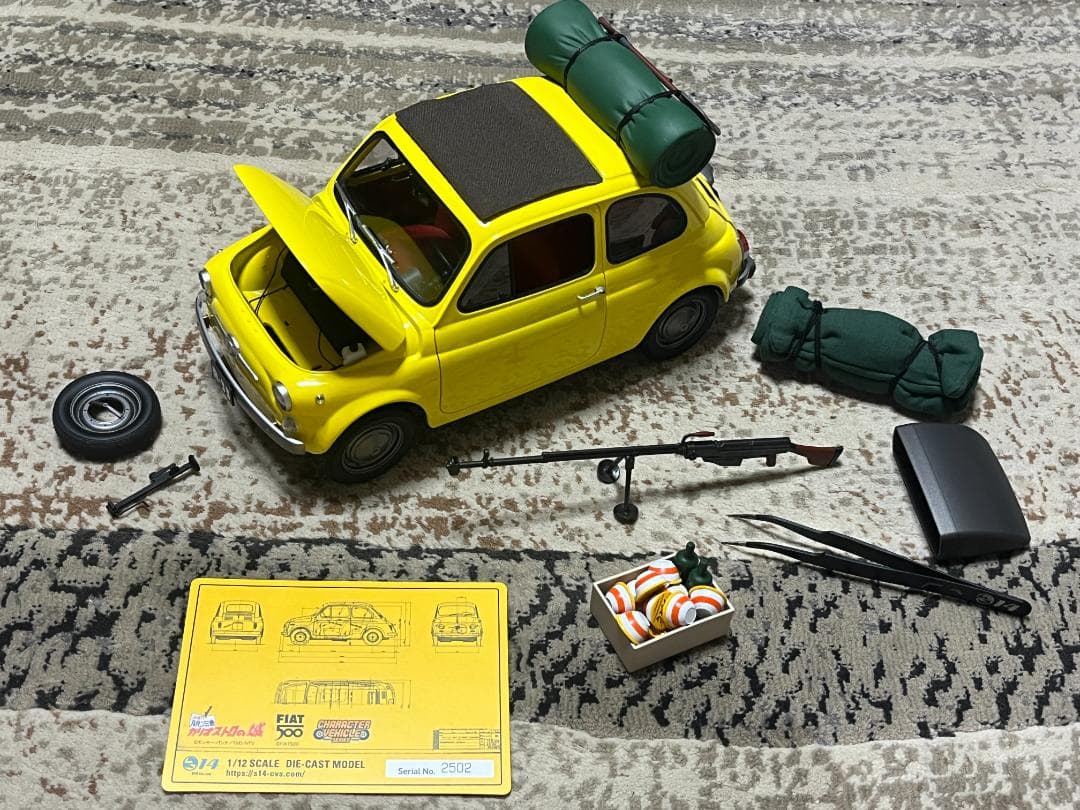 エスワンフォー ルパン三世 カリオストロの城 FIAT500 ダイキャスト製