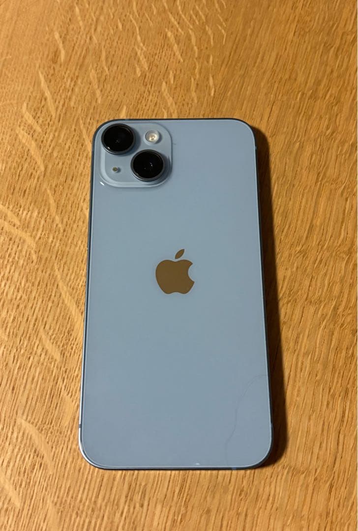 ジャンク品★iPhone 14 本体（画面フィルム/カバー/充電コード付）