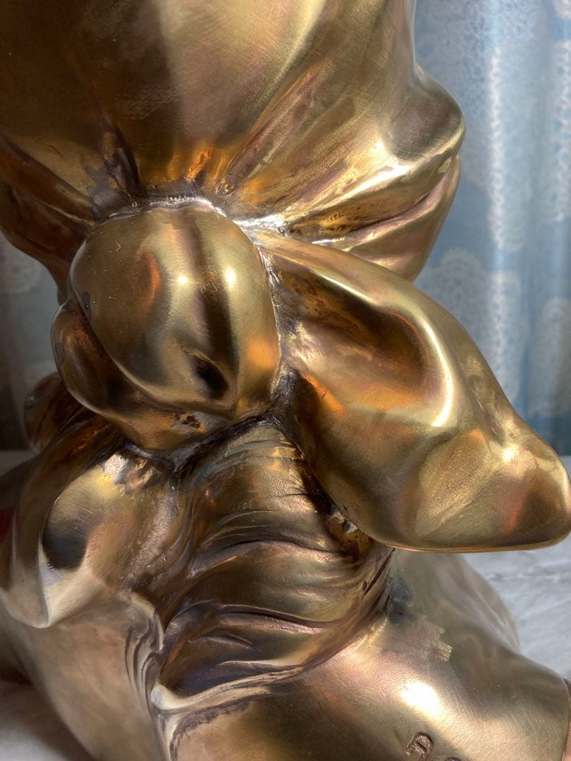 A.GORI　 真鍮製　女性胸像