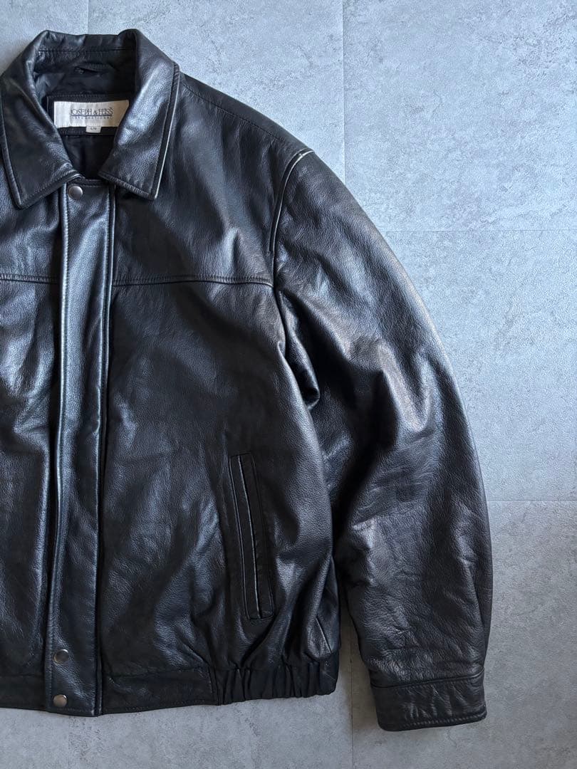 菖己様 JOSEPH&FEISS レザージャケット ブラック L 本革 美品