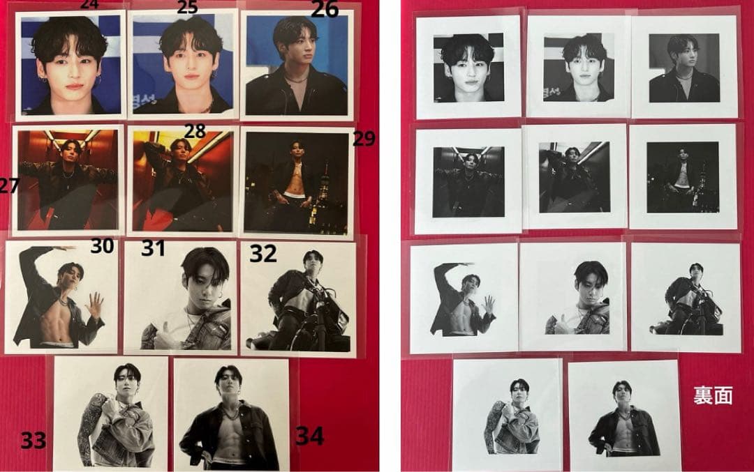 BTS Jungkook ブックマーク・カード・ロングステッカー・ましかくフォト