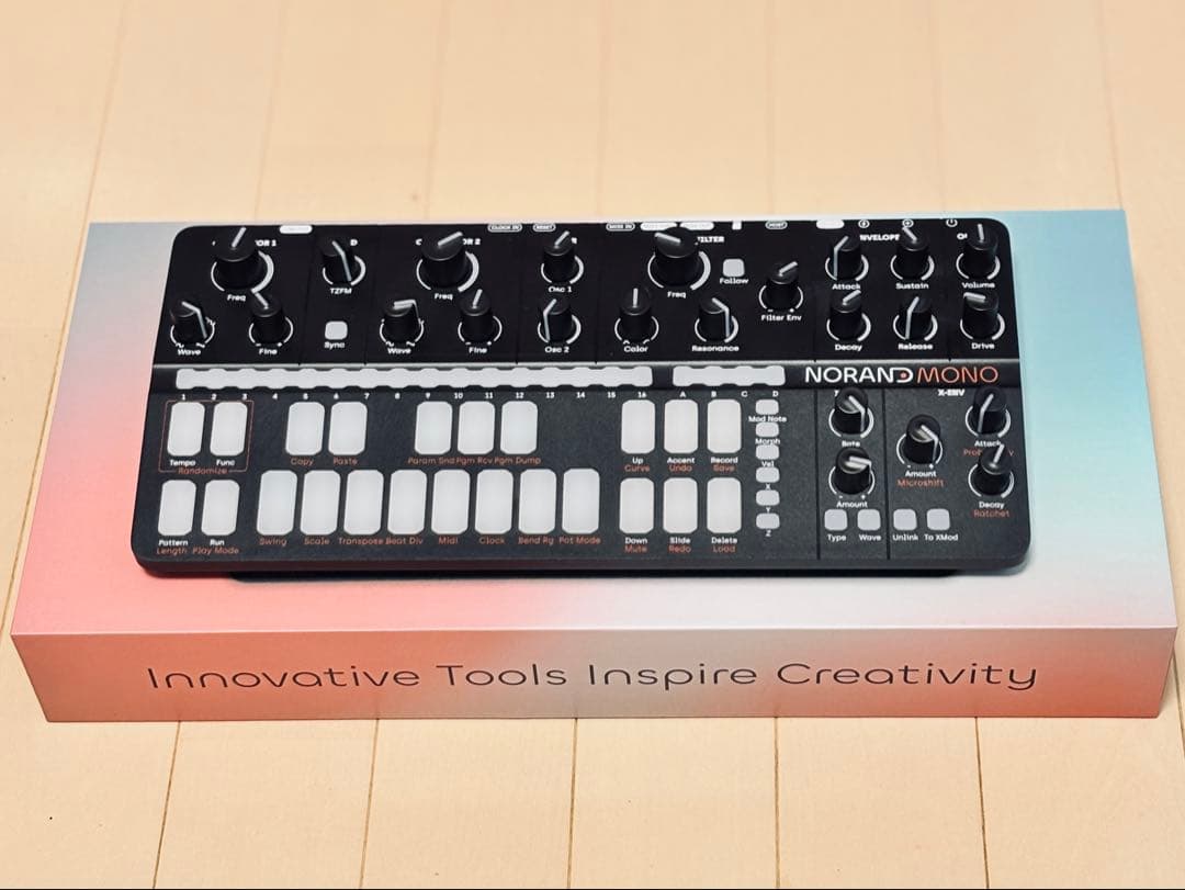 NORAND MONO mkII シーケンサー付アナログシンセサイザー