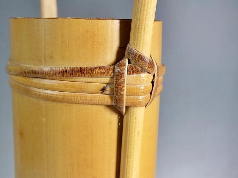 ☆ 三世 早川 尚古斎 嘉代似花筒 共箱 大きな作 高さ54cm!! ☆6B4