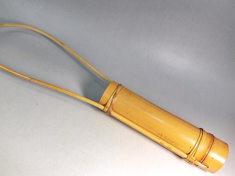 ☆ 三世 早川 尚古斎 嘉代似花筒 共箱 大きな作 高さ54cm!! ☆6B4