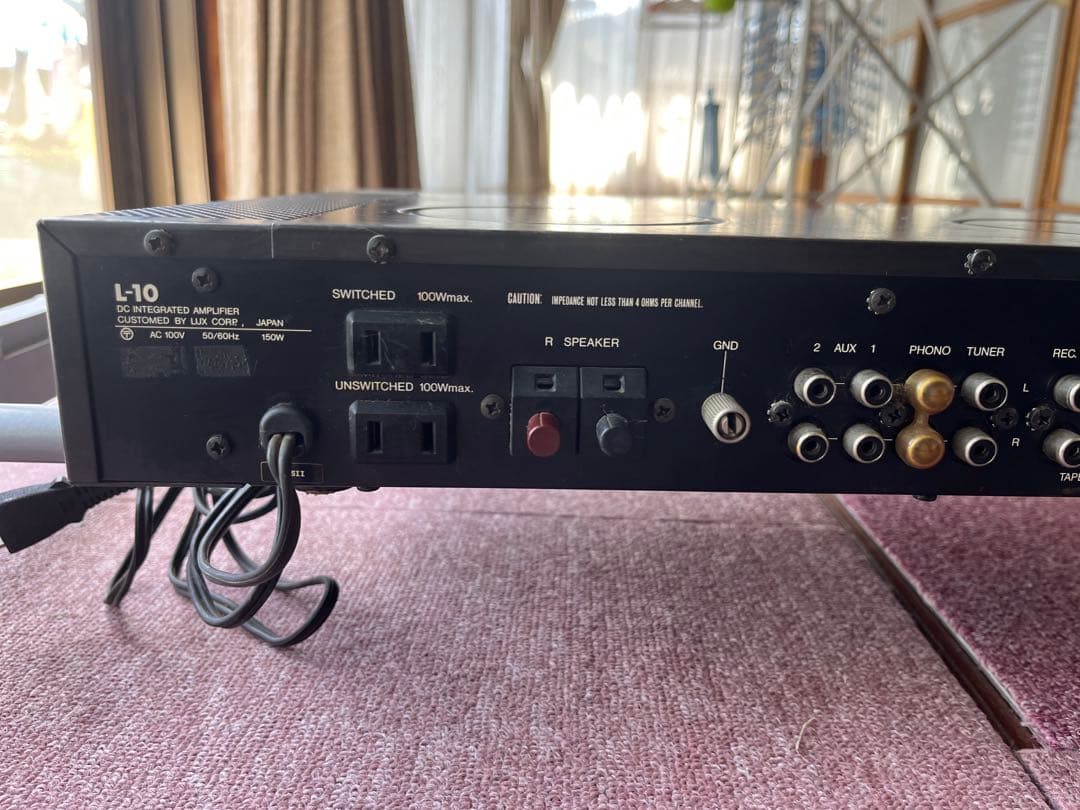 LUXMAN L-10 アンプ