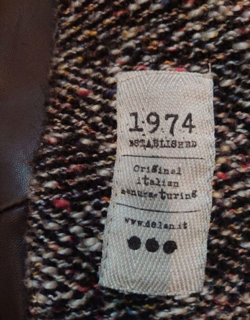 N*n様 秋冬 デラン Delan 国内正規品ウォッシュドラムレザーライダースジ