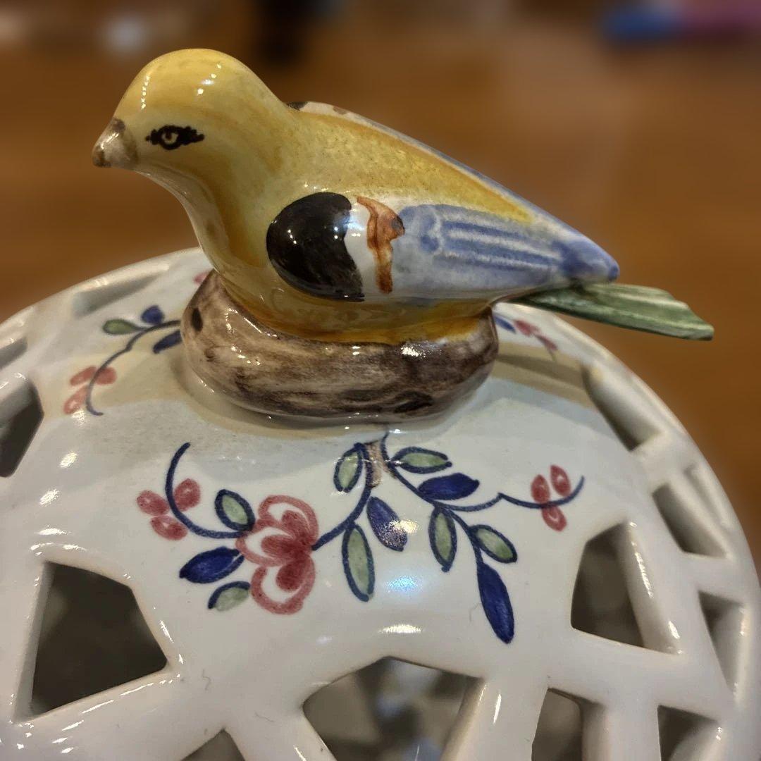 フランス製 ハンドペイント 小物入れ Tiffany & Co向け