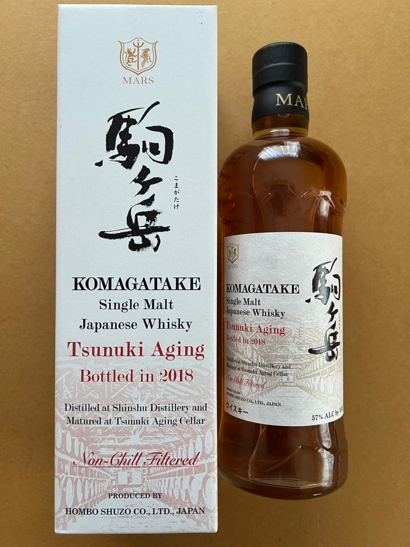 マルスウイスキー　駒ヶ岳　津貫2018年