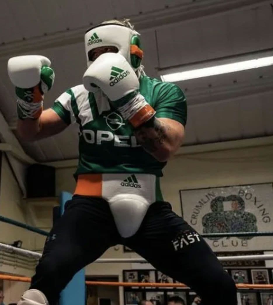 新品未使用☆マクレガーadidas ヘッドギア ホワイト　サイズL