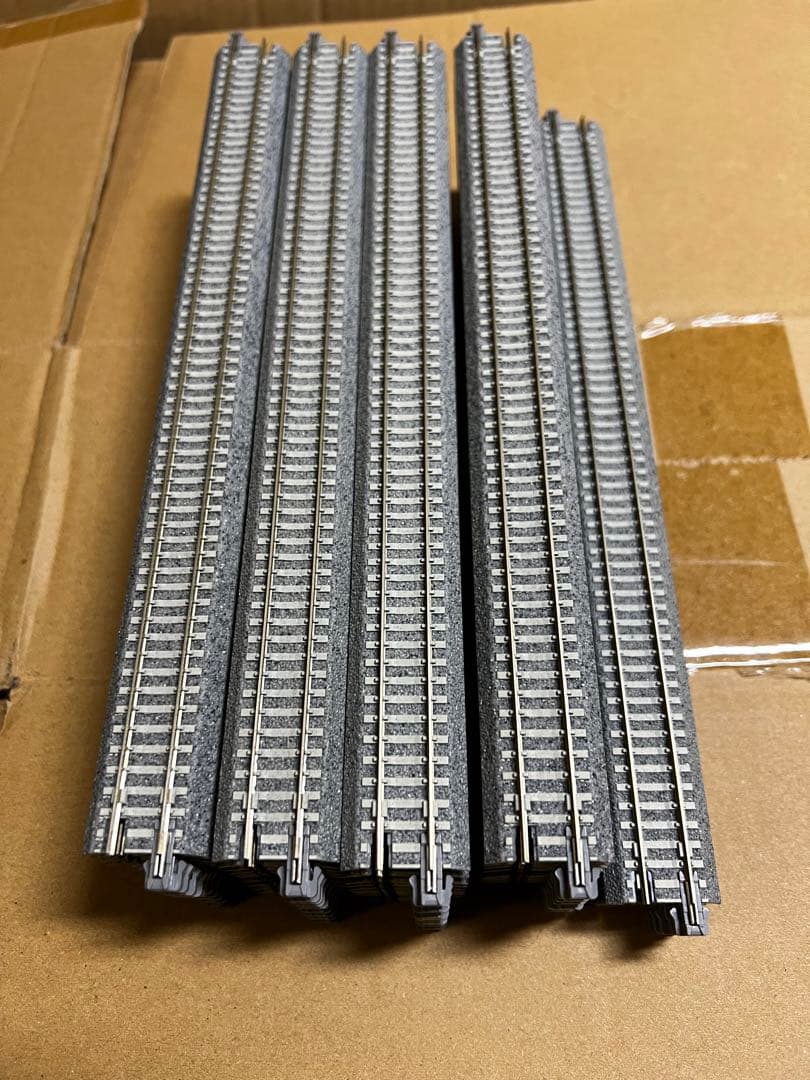 KATO 単線直線線路248mm 130本