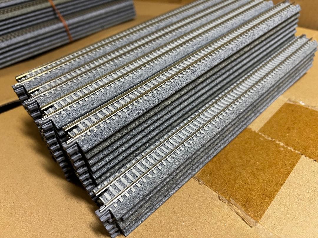 KATO 単線直線線路248mm 130本