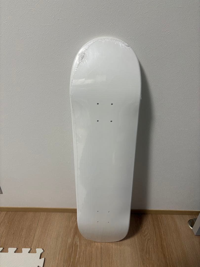 23SS Supreme Tonal Box Logo Skateboard 白