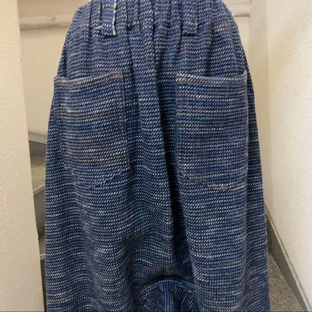 タマキニイメ　パンツ　紺色　tamaki niime 玉木新雌