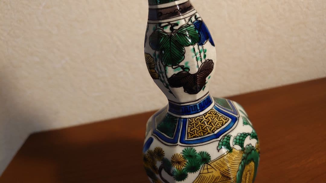 古九谷　九谷焼　吉田屋　青九谷　蔵出し　１客