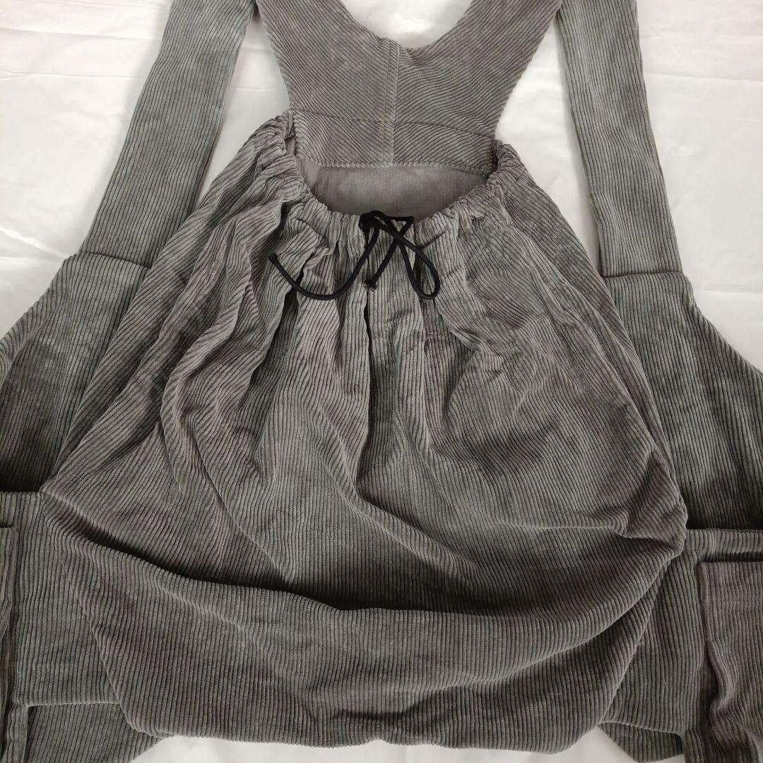 my beautiful landlet コーデュロイ バックパックベスト