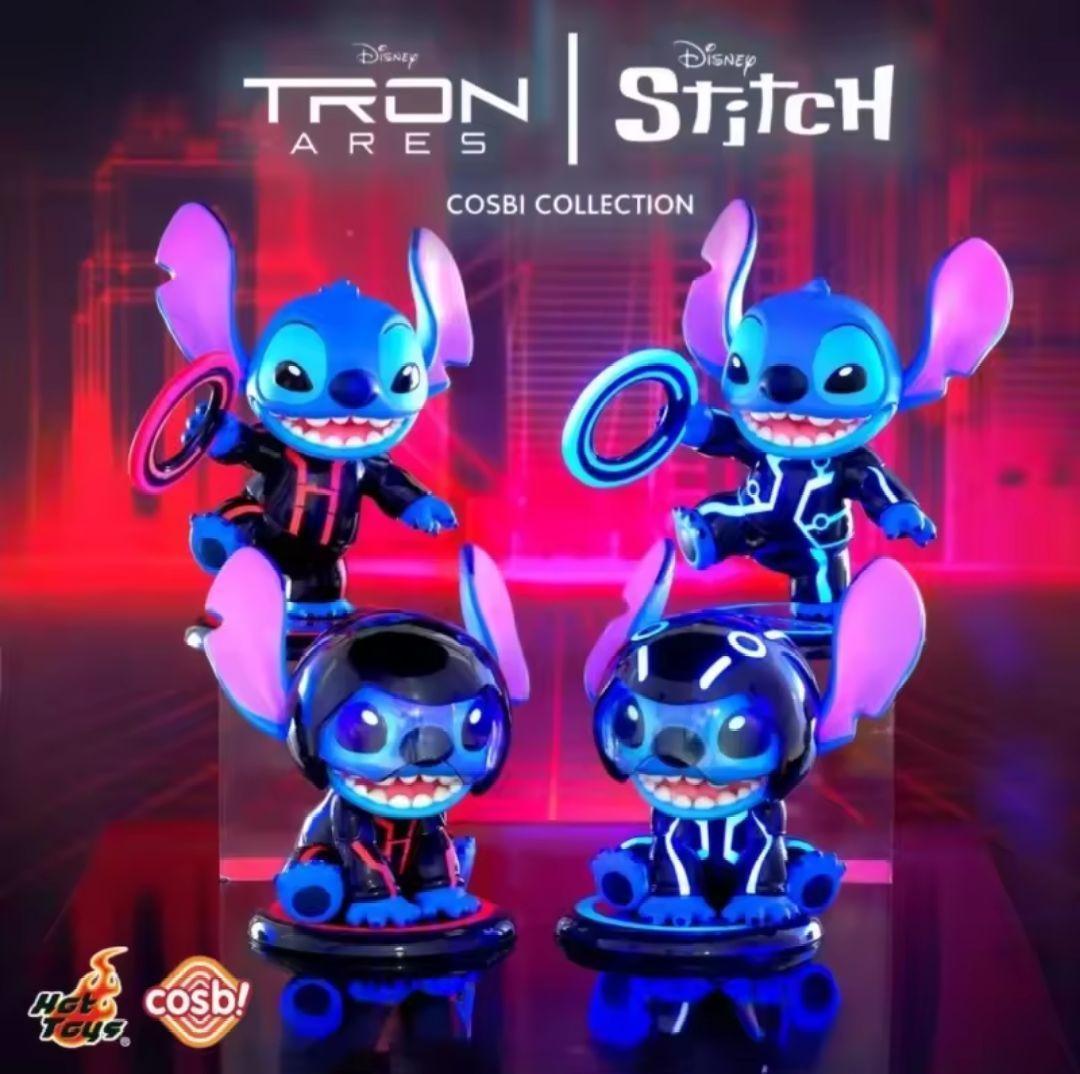 スティッチ　トロン　コスビ　全4種コンプリート　ホットトイズ