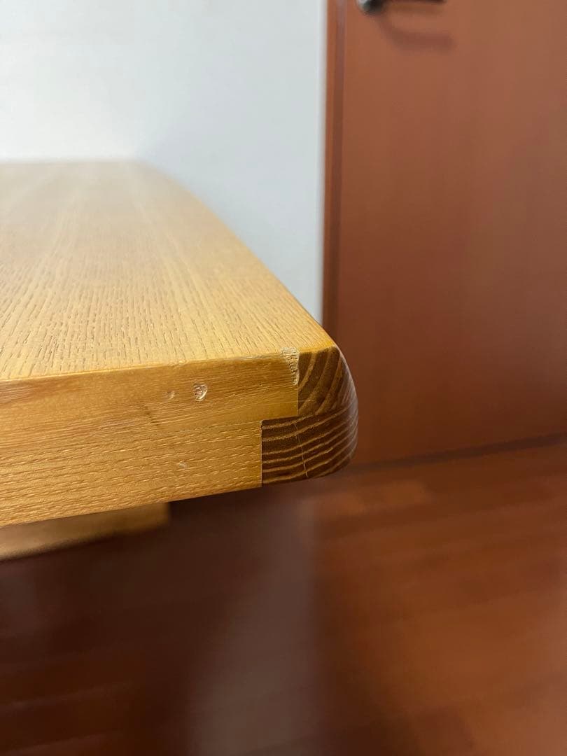 【手渡し愛知県、岐阜県歓迎】貞苅椅子製作所ダイニングテーブル　nagare