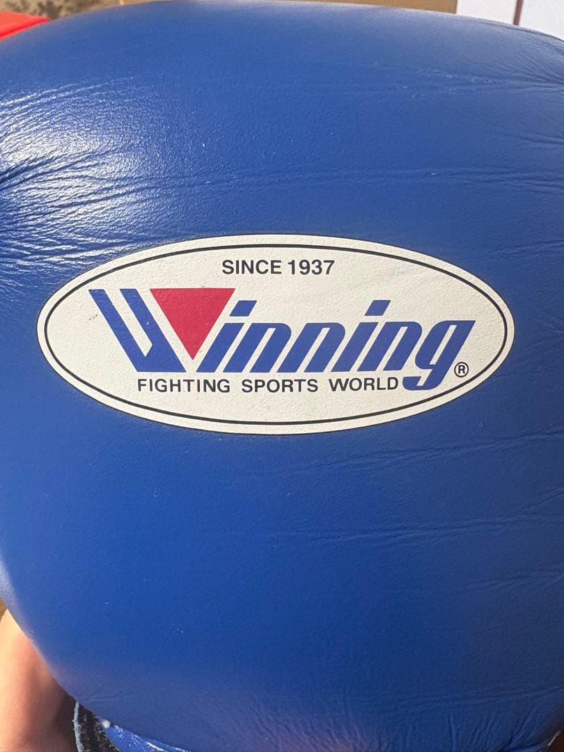 期間限定Winning ボクシンググローブ 8oz 青 マジックテープ