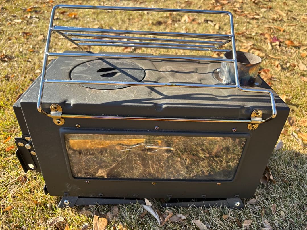 SENQI ペレット薪ストーブ　二回使用　ブラック