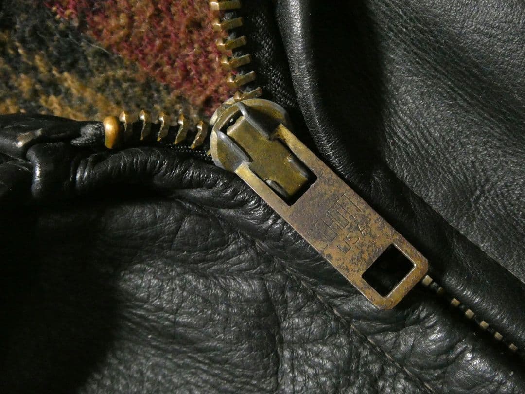 ビッグサイズ40！ハイウェイマンタイプ！ショット681襟付トラッカージャケット