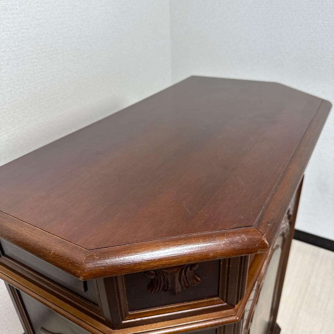 イタリア製 象嵌細工 アンティークスタイル コンソール キャビネット is2※