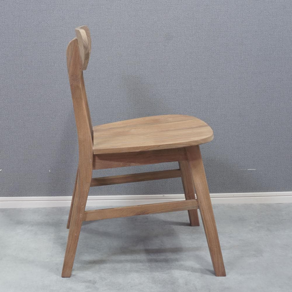 チークチェア（ナチュラル）　ダイニングチェア　無垢　teak シンプル