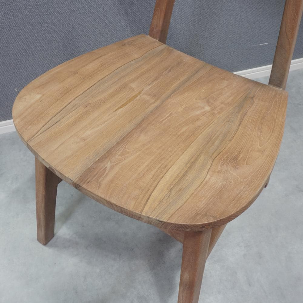 チークチェア（ナチュラル）　ダイニングチェア　無垢　teak シンプル